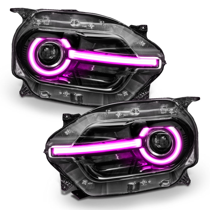 Oracle 2021 Ford Bronco Sport RGB+W Headlight DRL + Halo  - ColorSHIFT w/ RF Controller