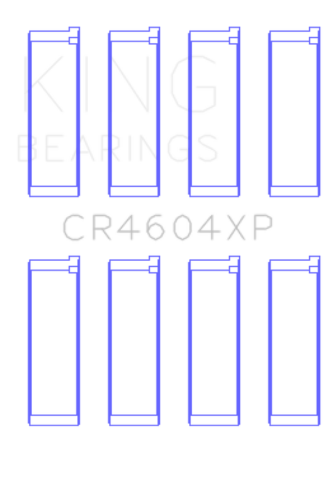 King 07-09 Mazdaspeed 3 L3-VDT MZR DISI (t) Duratec High Performance Rod Bearing Set - Size +0.25mm