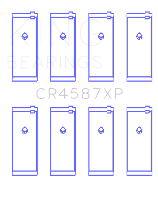 King Engine Bearings Nissan SR20DET (GTiR FWD) 16V Performance Rod Bearing Set - Size STD