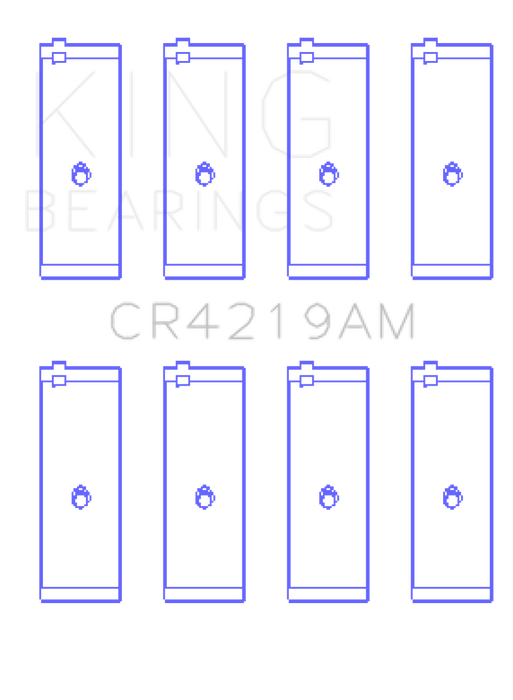 King Engine Bearings Toyota 1RZ Connecting Rod Bearing Set