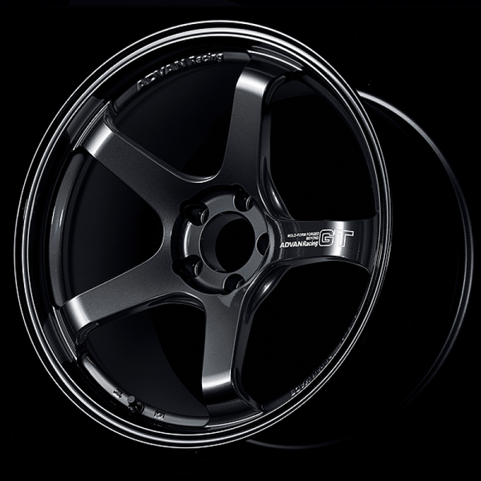 Advan GT Beyond 19x8.5 +35 5x120 Racing Titanium Black Wheel
