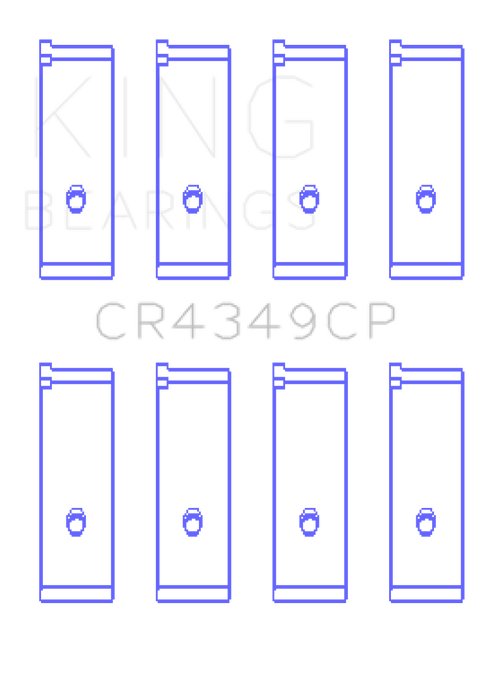 King Engine Bearings Toyota Scion XA/XB 1NZFE (Size 0.25) Tri-Metal Copper Lead Rod Bearing Set