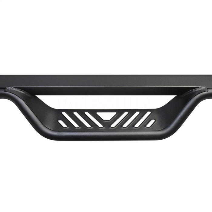 Westin 14-18 Chevrolet Silverado/GMC Sierra Crew Cab Outlaw Nerf Step Bars (Excl. Diesel) -Text. Blk