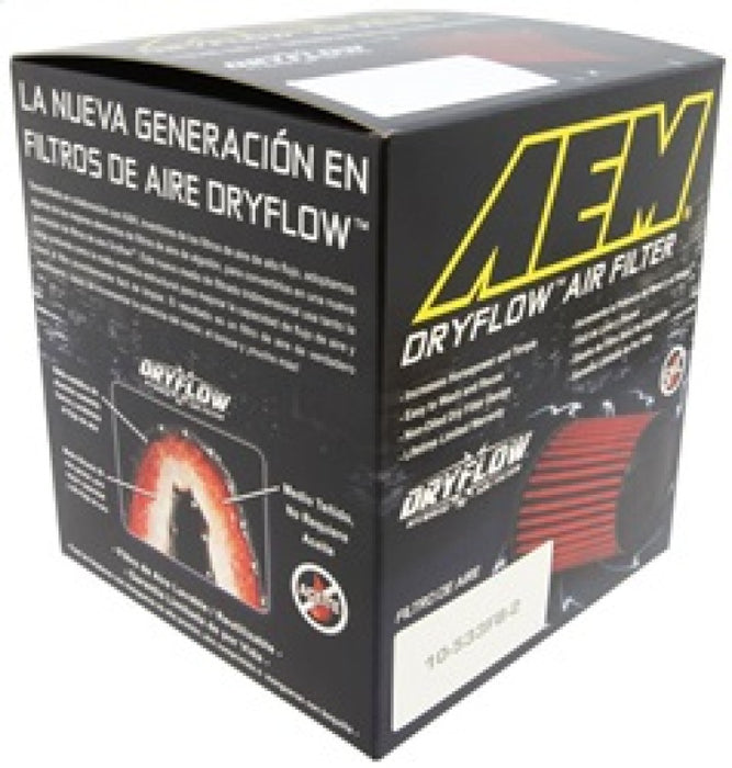 AEM Dryflow Air Filter Conical 5.5in Base OD x 4.75in Top OD x 5in Height