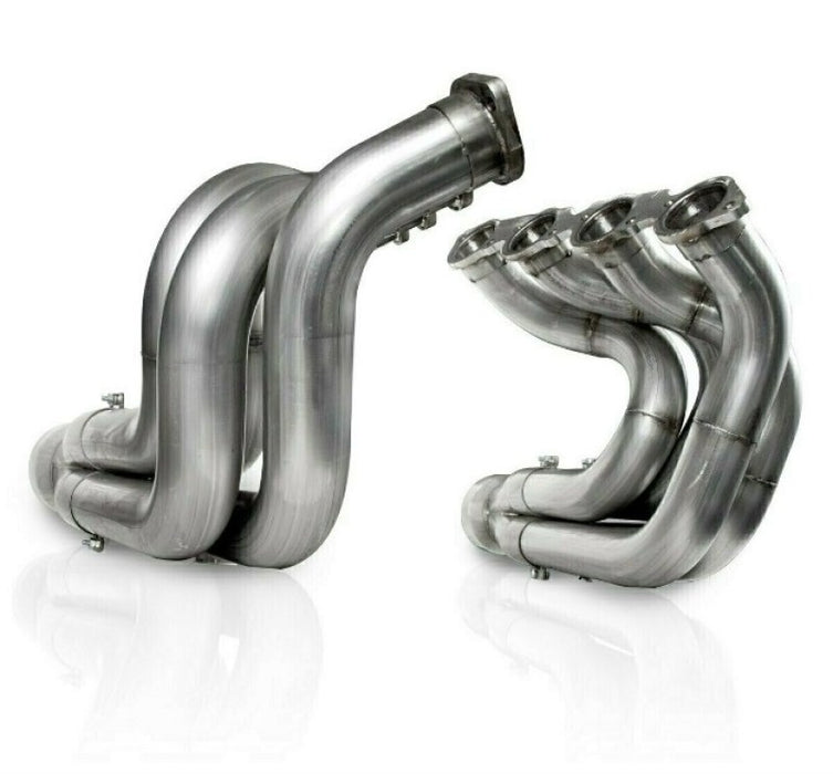 Stainless Works Chevy Big Block - Dragster Headers 2-3/8in - 2-1/2in Stepped Downswept Short Headers