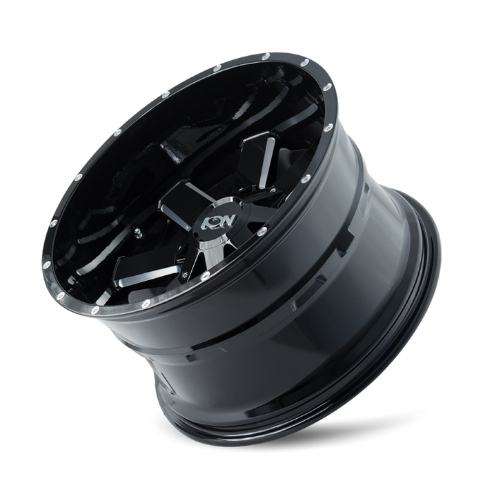 ION Type 141 20x9 / 5x127 BP / 0mm Offset / 87mm Hub Gloss Black Milled Wheel