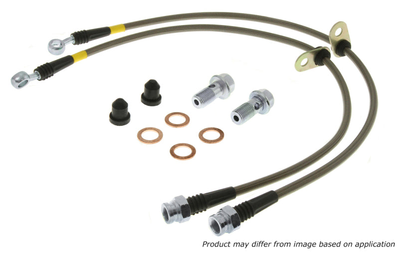 StopTech 92-99 BMW E36 M3 Stainless Steel Rear Brake Lines