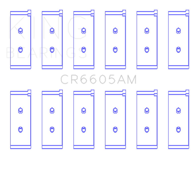King Engine Bearings Toyota 5ME/5MGE/7MGE/7MGTE Rod Bearing Set - Size STD