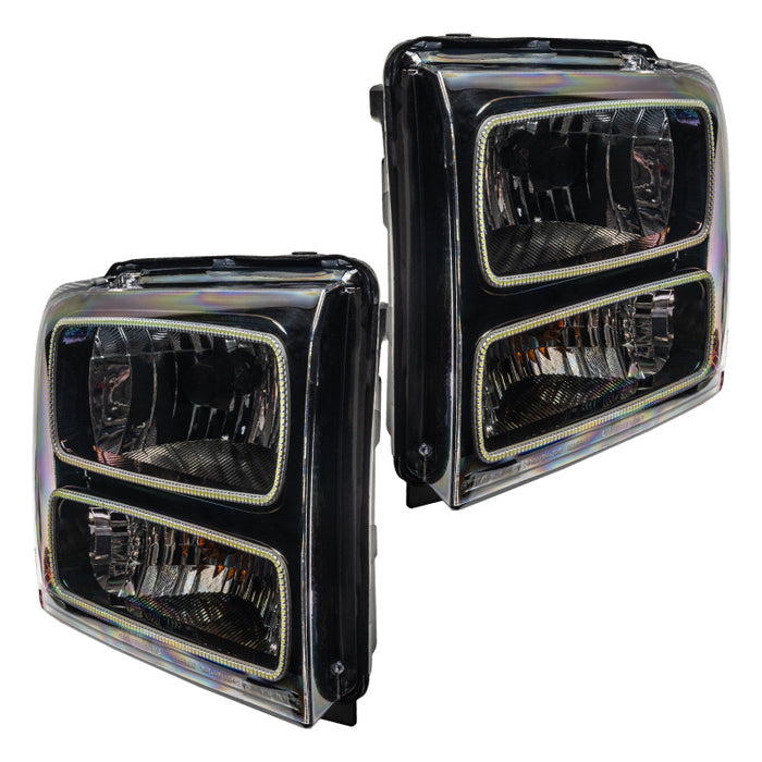 Oracle 05-07 Ford F-250/350 SMD HL - Black - ColorSHIFT w/ Simple Controller