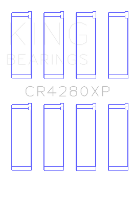 King Engine Bearings Subaru WRX/STi EJ20/EJ22/EJ25 48mm Rod (Size +0.5) Performance Rod Bearing Set