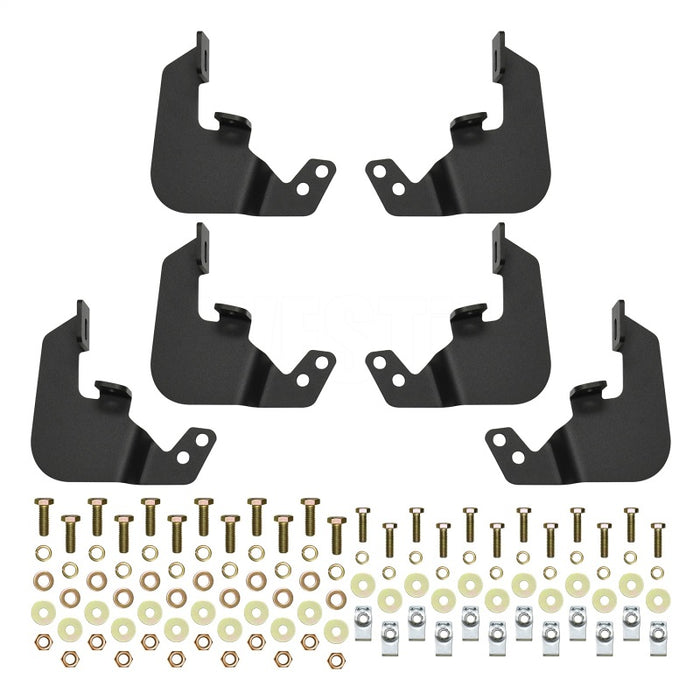 Westin 15-22 Chevrolet Colorado / GMC Canyon Crew Cab Outlaw Nerf Step Bars - Textured Black