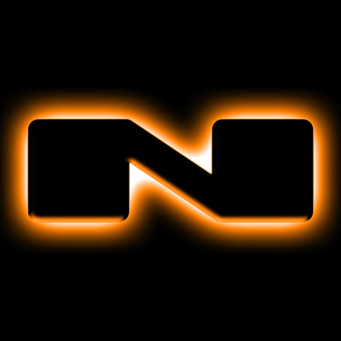 ORACLE Lighting Universal Illuminated LED Letter Badges - Matte Blk Surface Finish - N