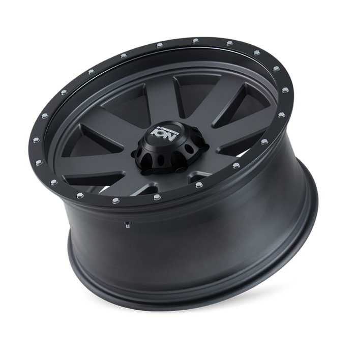 ION Type 134 18x10 / 5x139.7 BP / -19mm Offset / 108mm Hub Matte Gunmetal/Black Beadlock Wheel