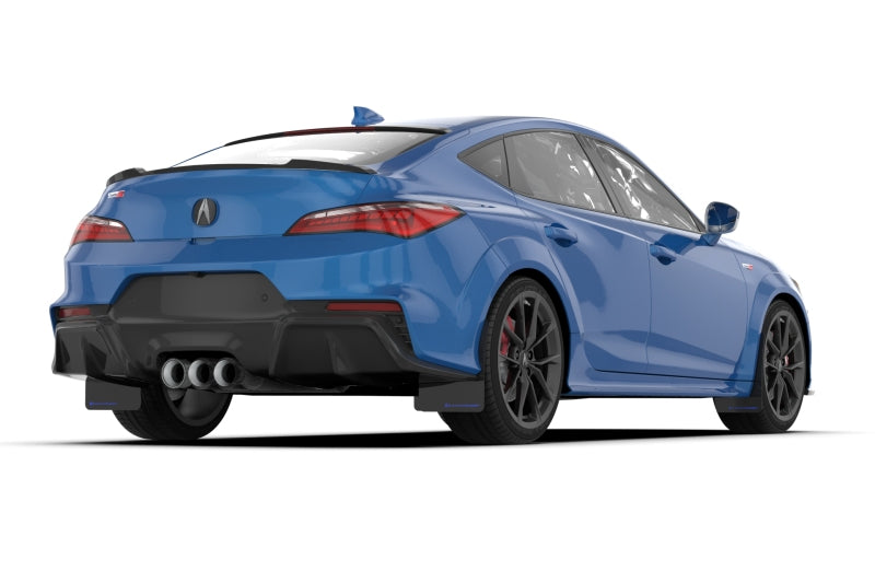 Rally Armor 23-25 Acura Integra A-Spec Black UR Mud Flap W/Dark Grey Logo (No Drill Req)