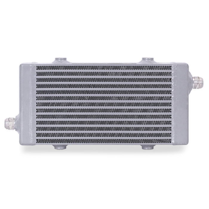 Mishimoto Universal Small Bar and Plate Cross Flow Silver Oil Cooler