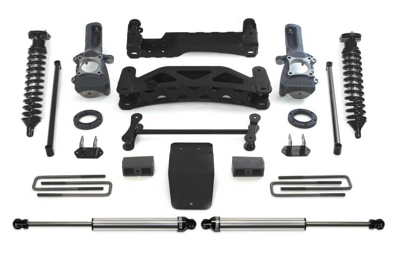 Fabtech 04-08 Ford F150 4WD 6in Perf Sys w/Dlss 2.5 C/Os & Rr Dlss