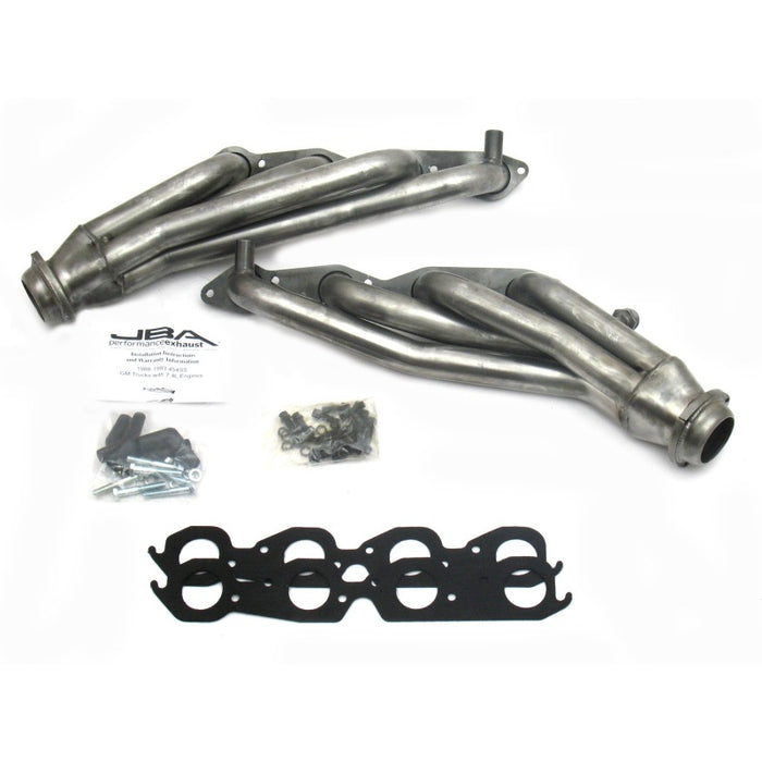 JBA 96-00 GM Truck 7.4L Vortec w/EGR & A.I.R. 1-3/4in Primary Raw 409SS Cat4Ward Header