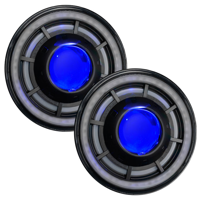 ORACLE Lighting 0718 Jeep Wrangler JK Oculus 7in ColorSHIFT Bi-LED Projector Headlights