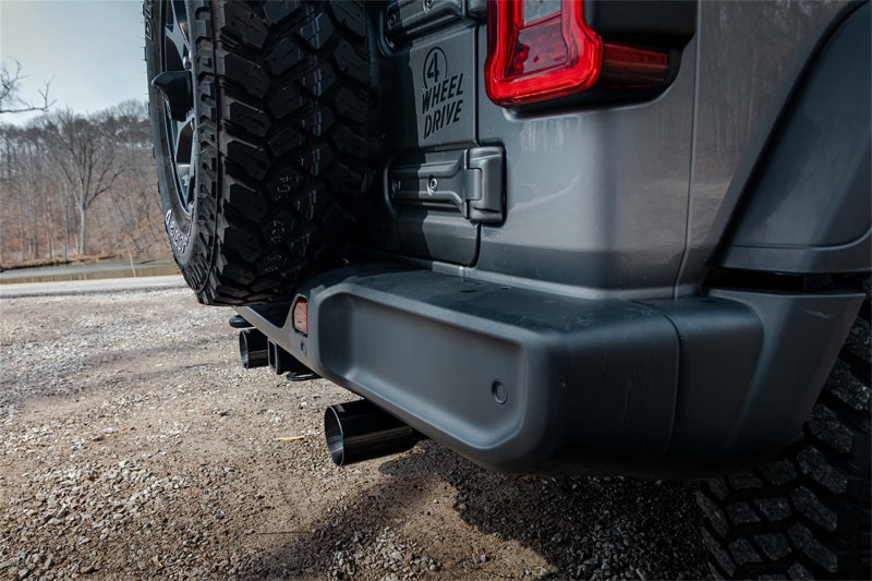 Corsa 2018-2025 Jeep Wrangler JLU 3.6L 2.75in Sport Cat-Back Exhaust w/ 4in Black Tips