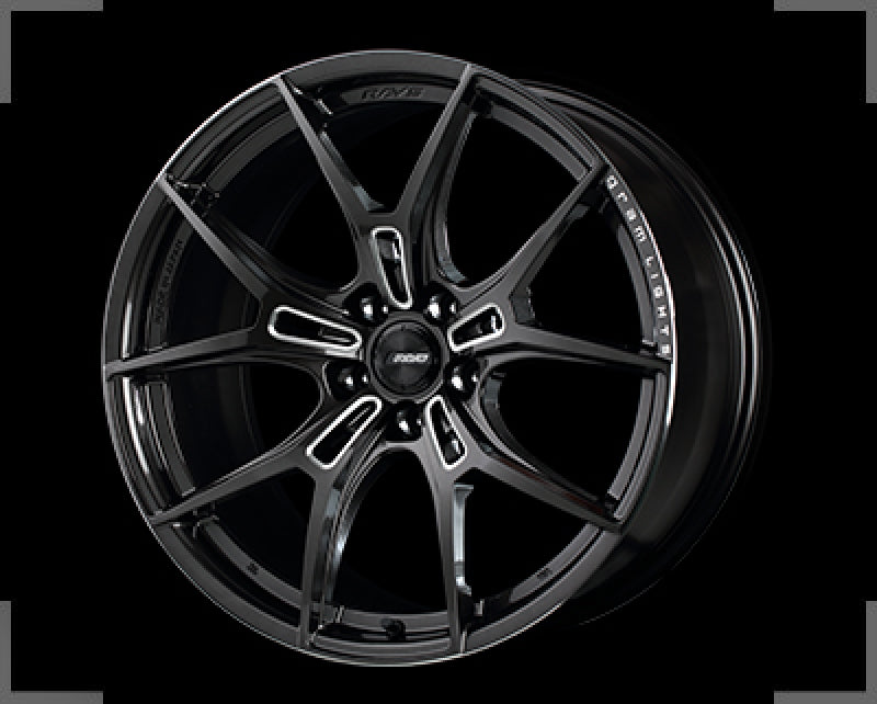 Gram Lights 57FXZ 20x9.5 +25 5x120 Super Dark Gunmetal and Machining Rim Edge DC Wheel