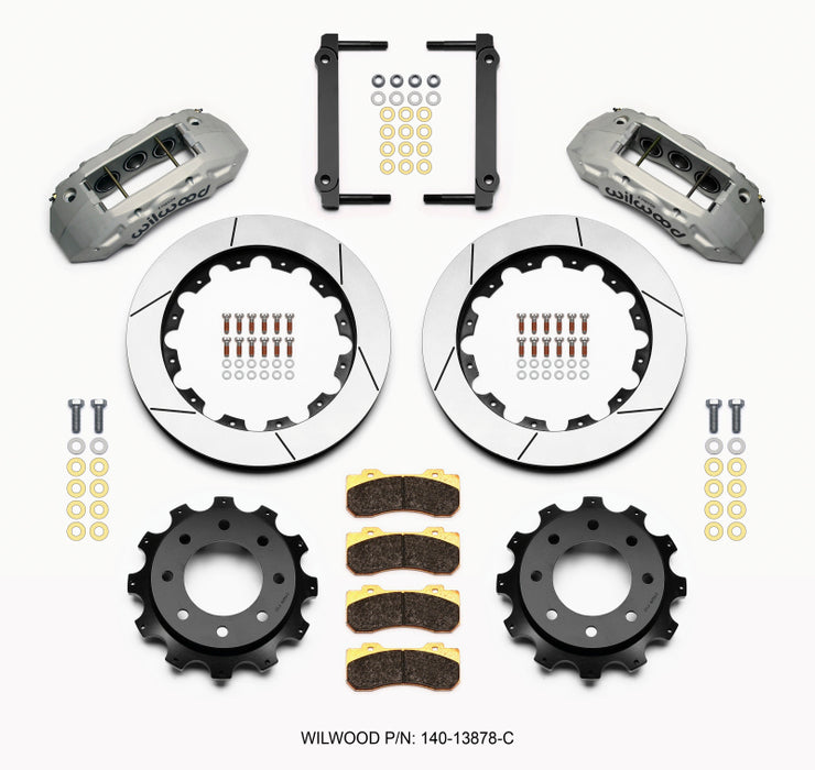 Wilwood TX6R Rear Kit 16.00in Clear Ano 1999-2010 GM H2 / 2500 4.63 Cntr