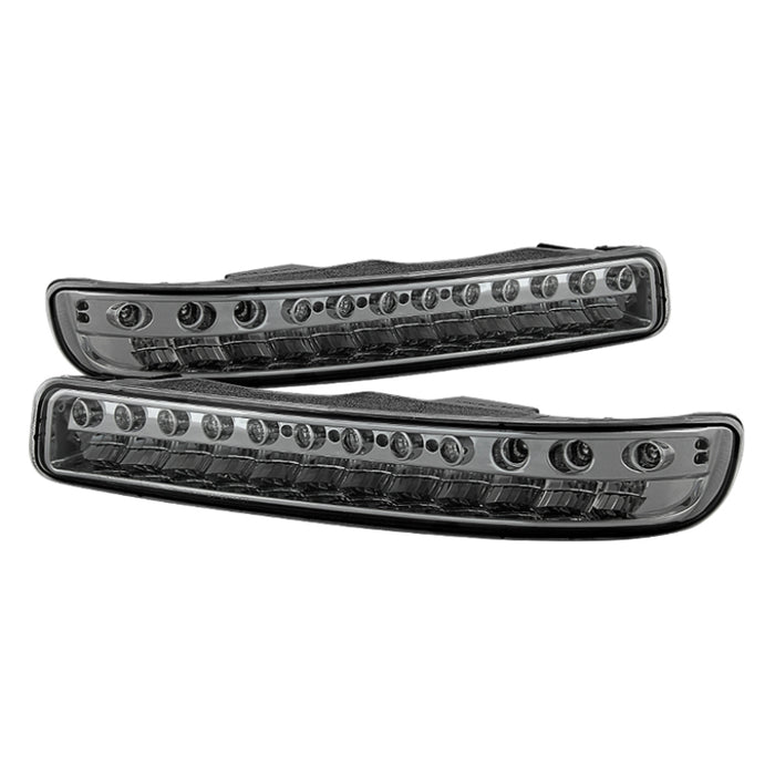 Xtune GMC Sierra 99-06 Full LED Bumper Lights Smoke CBL-JH-GS99-LED-SM