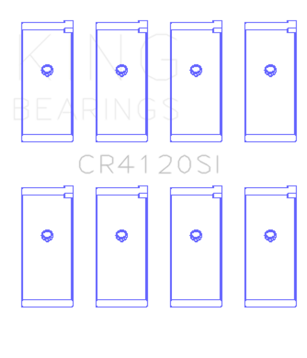 King Engine Bearings Mitsubishi 4G63/64 DOHC (Size +0.5) Rod Bearing Set