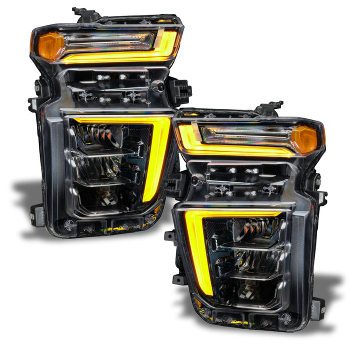 Oracle 20-21 Chevy Silverado HD 2500 RGB+W Headlight DRL Kit - ColorSHIFT w/o Controller