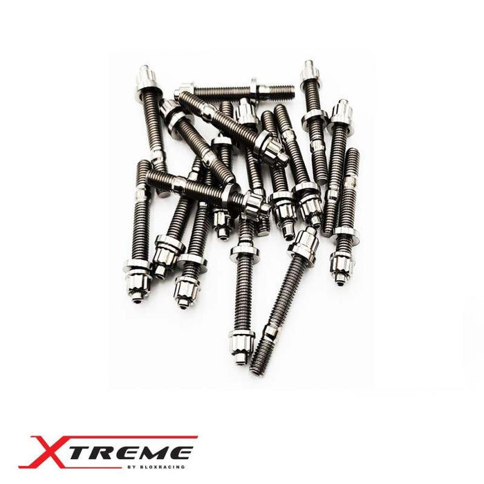 BLOX Racing M8X1.25X65mm Single Piece - Titanium