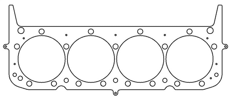 Cometic Chevy Small Block BRODIX BD2000 Heads 4.125in Bore .040in MLS Head Gasket