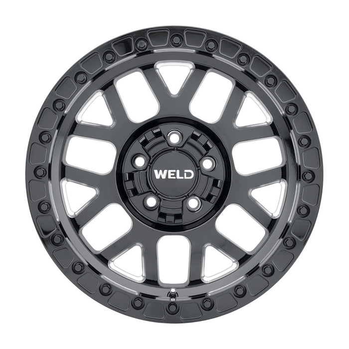 Weld Off-Road W902 17X9.0 Cinch Beadlock 6X135 6X139.7 ET-12 BS4.50 Gloss Black MIL 106.1
