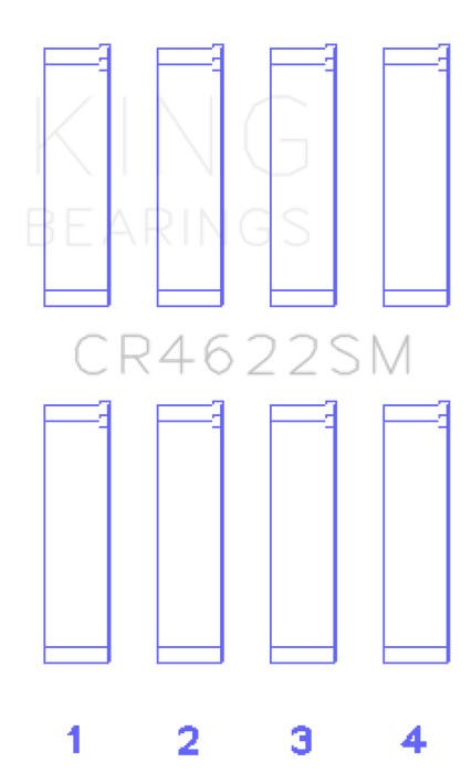King Engine Bearings Subaru FB20 Connecting Rod Bearing Set