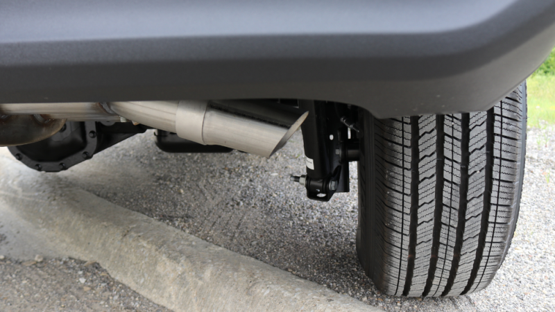 Corsa 2018-2025 Jeep Wrangler JL 2.5in Dual Rear Turn Down Exit Touring Axle-Back Exhaust