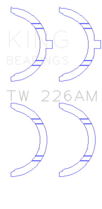 King Engine Bearings Toyota 3SGTE Thrust Washer Set