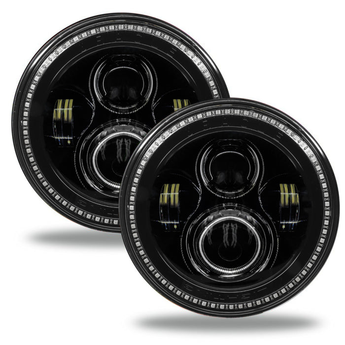 Oracle Jeep Wrangler JL/Gladiator JT 7in. High Powered LED Headlights (Pair) - Dynamic