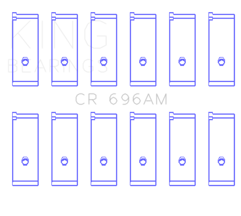 King Engine Bearings Toyota 5ME/5MGE/7MGE/7MGTE Rod Bearing Set - Size STD
