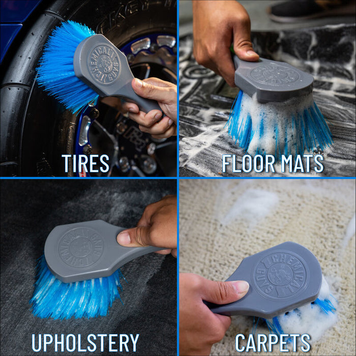 Chemical Guys Stiffy Brush For Tires - Blue
