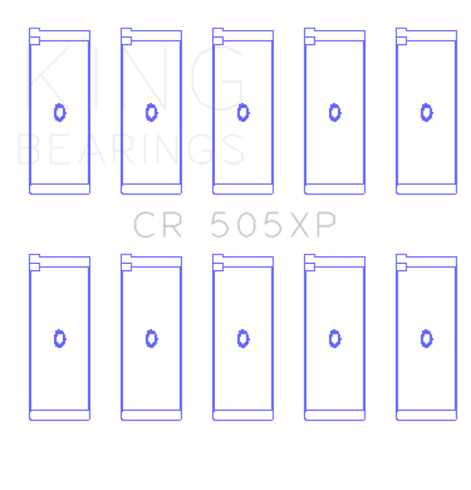 King Engine Bearings Audi 2.1L/2.2L 10V/20V 5cyl Turbo (Size STD) Performance Rod Bearing Set